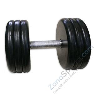 Гантель MB Barbell MB KL-28 неразборная (классик)