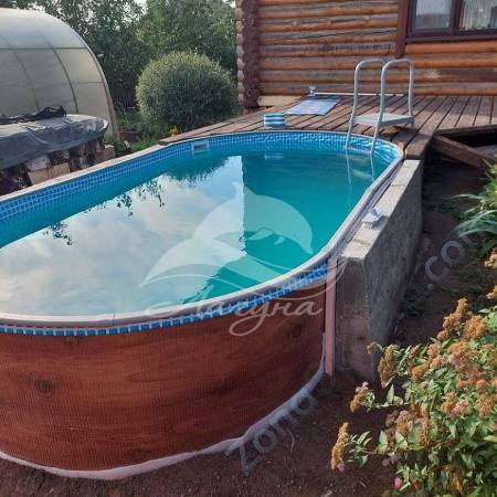 Бассейн Лагуна ТМ247 овальный вкапываемый 5,5 х 3,05 х 1,25 м