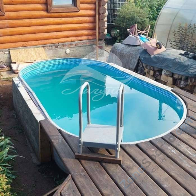 Бассейн Лагуна ТМ565 овальный 5 х 2,5 х 1,25 м