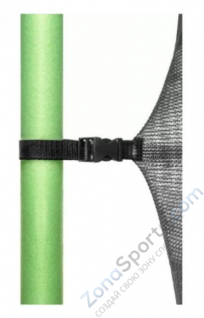 Батут Alpin 4,04 м с защитной сеткой и лестницей