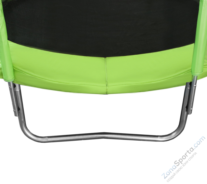 Батут Arland 10FT с внешней страховочной сеткой и лестницей (Light green)