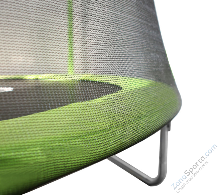 Батут Arland 6FT с внешней страховочной сеткой и лестницей (Light green)