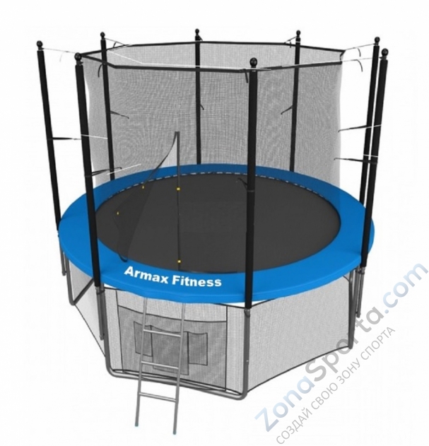 Батут Armax Fitness 12ft с сеткой и лестницей