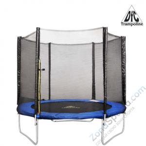 Батут DFC Trampoline Fitness с сеткой 9FT-TR-E