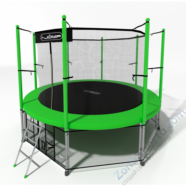 Батут i-Jump Classic 8ft green