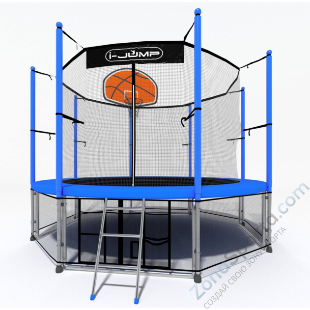 Батут i-Jump Basket 12ft blue
