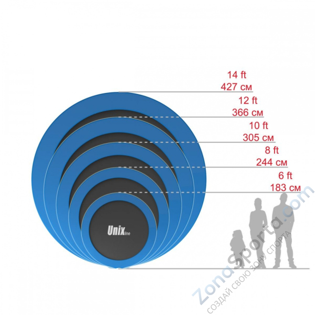 Батут Unix line 12 ft Classic (outside) TRUCL12OUT