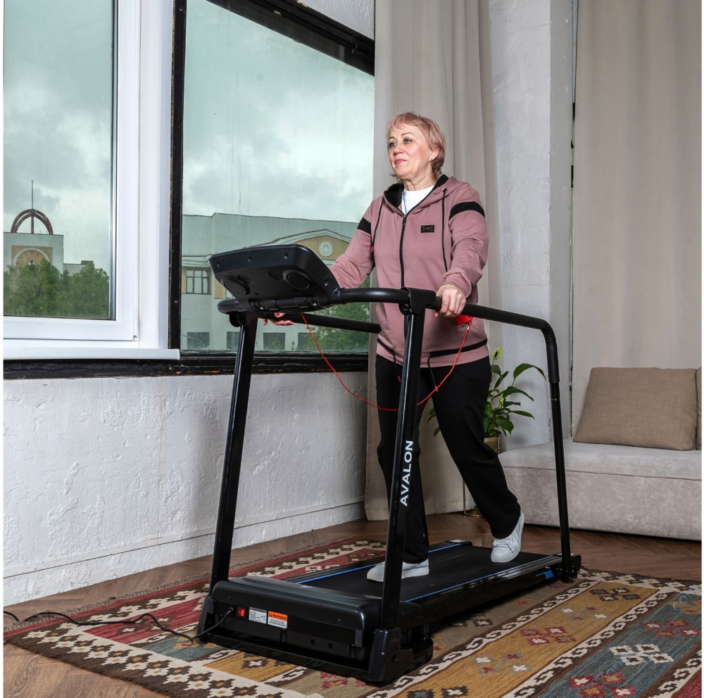 Беговая дорожка DFC Avalon для реабилитации, черная T185B