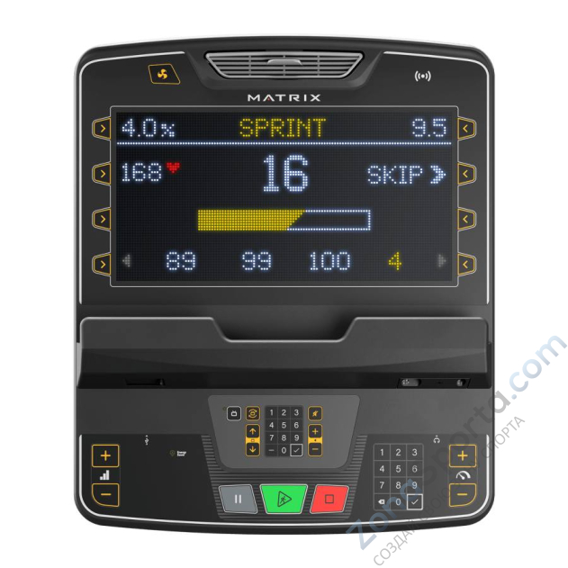 Беговая дорожка Matrix Performance Plus с консолью Premium LED