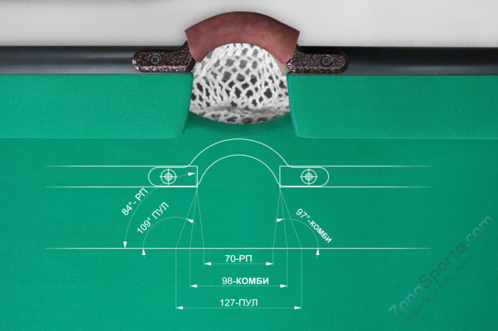 Бильярдный стол Кадет Комби 9 фт