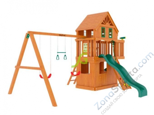 Деревянная детская площадка для дачи Igragrad Шато 2