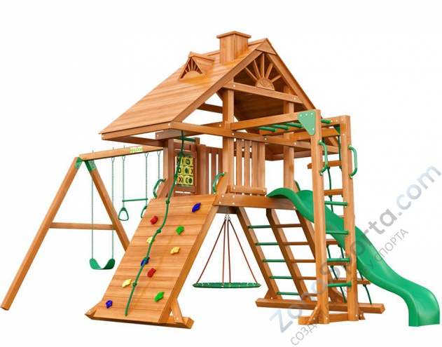 Деревянная детская площадка для дачи Igragrad Крепость Фани (Дерево)