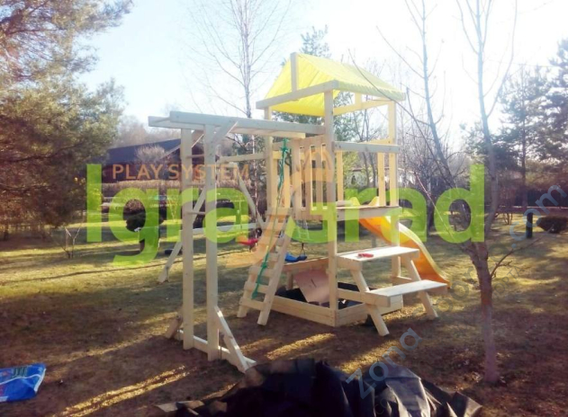 Детская площадка IgraGrad Крафтик со столиком и рукоходом