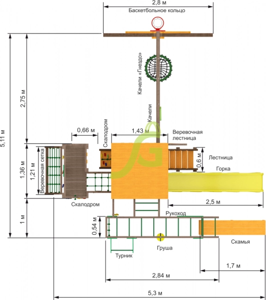 Детская площадка IgraGrad Спорт 2