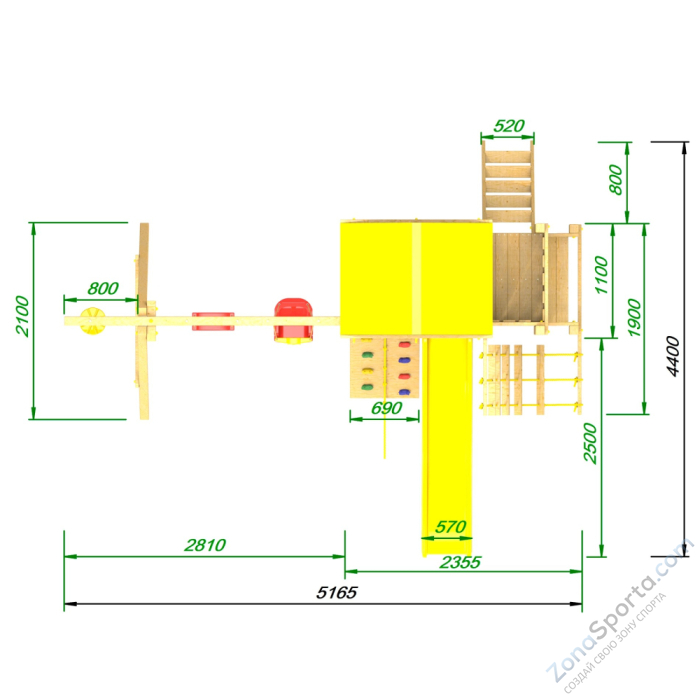 Детская площадка Пикник Стандарт Макси