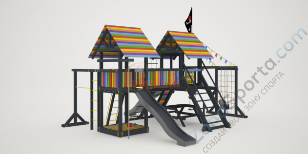 Детская площадка Савушка 1 (Black Edition)