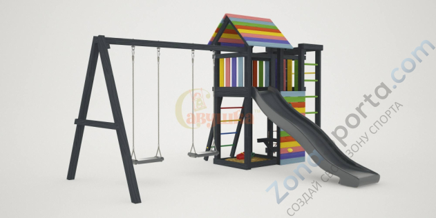 Детская площадка Савушка 6 (Black Edition)