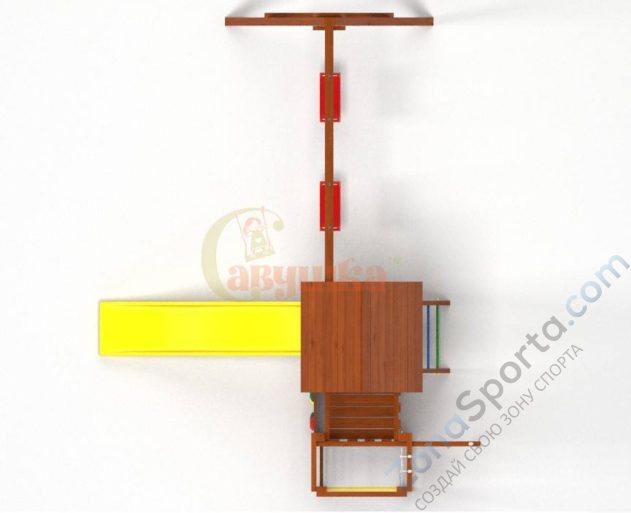 Детская площадка Савушка Мастер 10 (Махагон)