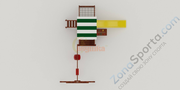 Детская площадка Савушка Мастер 2 (Махагон)