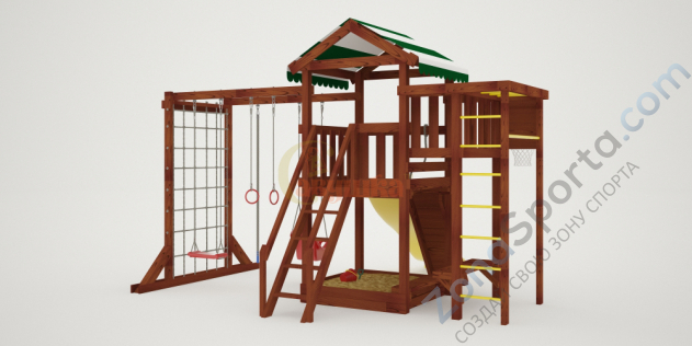 Детская площадка Савушка Мастер 4 (Махагон)