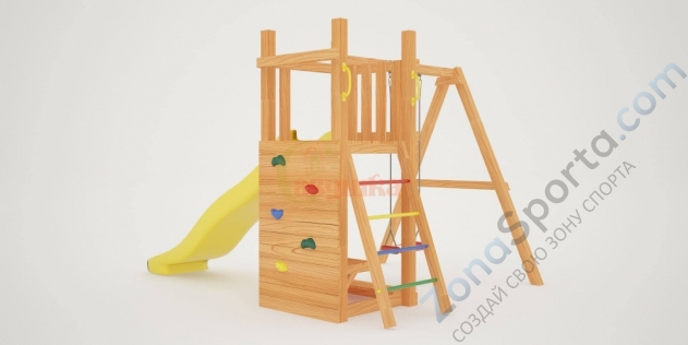 Детская площадка Савушка Мастер 6 с качелями