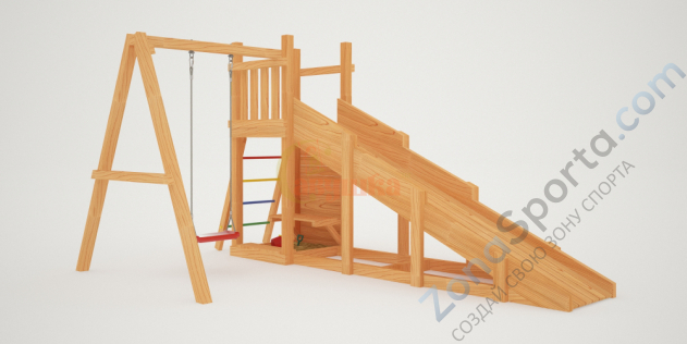 Детская площадка Савушка Мастер 6 с качелями (4 сезона)