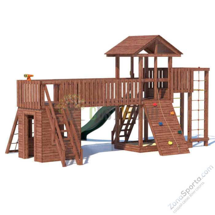 Детская деревянная игровая площадка для улицы дачи CustWood Active 12