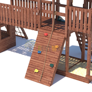 Детская деревянная игровая площадка для улицы дачи CustWood Active 12