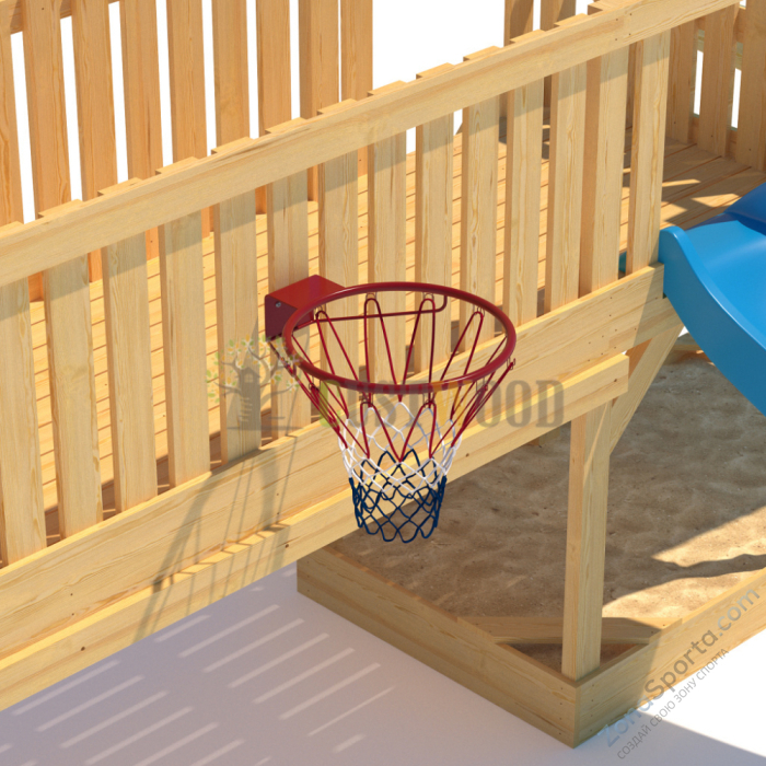Детская деревянная игровая площадка для улицы дачи CustWood Scout S12 Детская деревянная игровая площадка для улицы дачи CustWood Scout S12