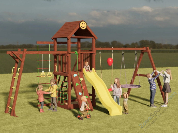 Детская деревянная площадка Smile Big Grab