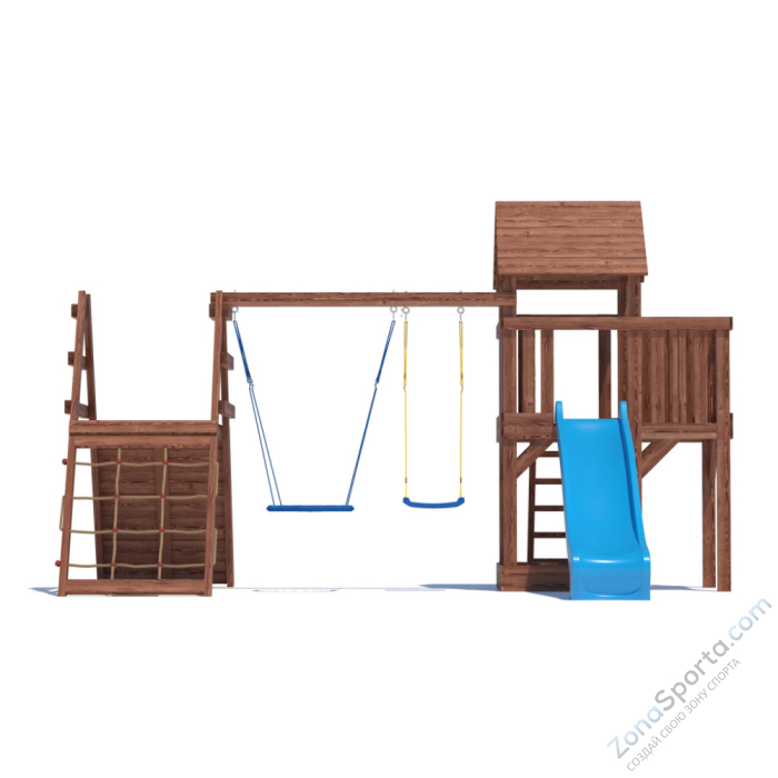 Детская площадка CustWood Scout SC8 с деревянной крышей