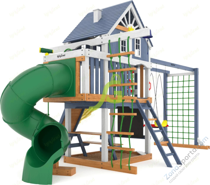 Детская площадка IgraGrad Шато с трубой (Домик) мод.1