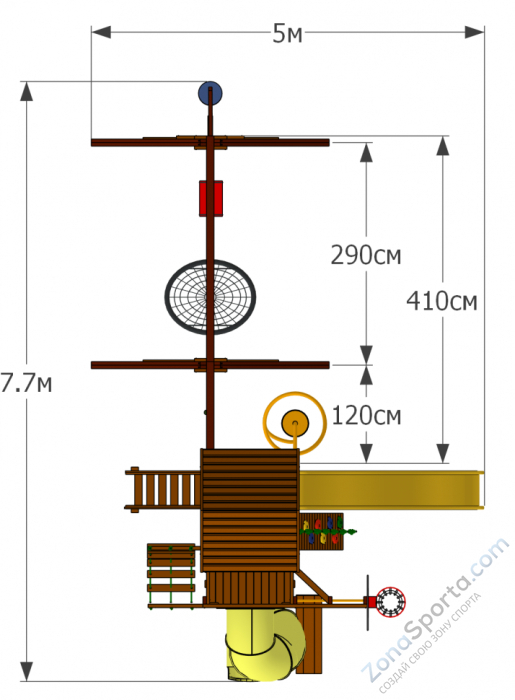 Детская площадка Mark Spring Turbo 11