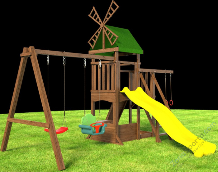 Детская площадка Мельница с домиком