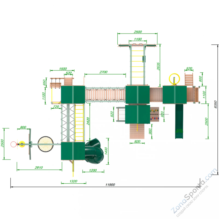 Детская площадка Пикник Форест БигСити
