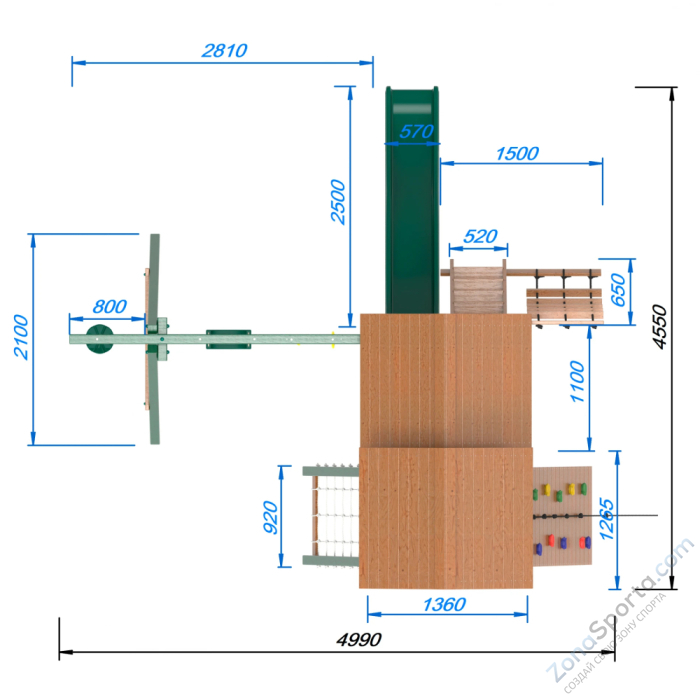 Детская площадка Пикник Форест Стэйдж 1