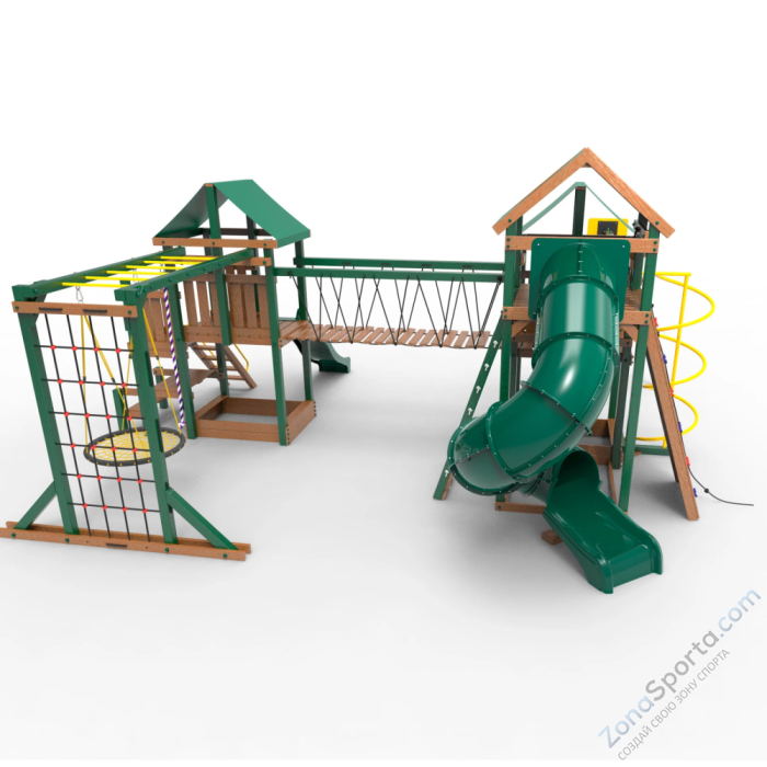 Детская площадка Пикник Форест Стэйдж К с винтовой трубой