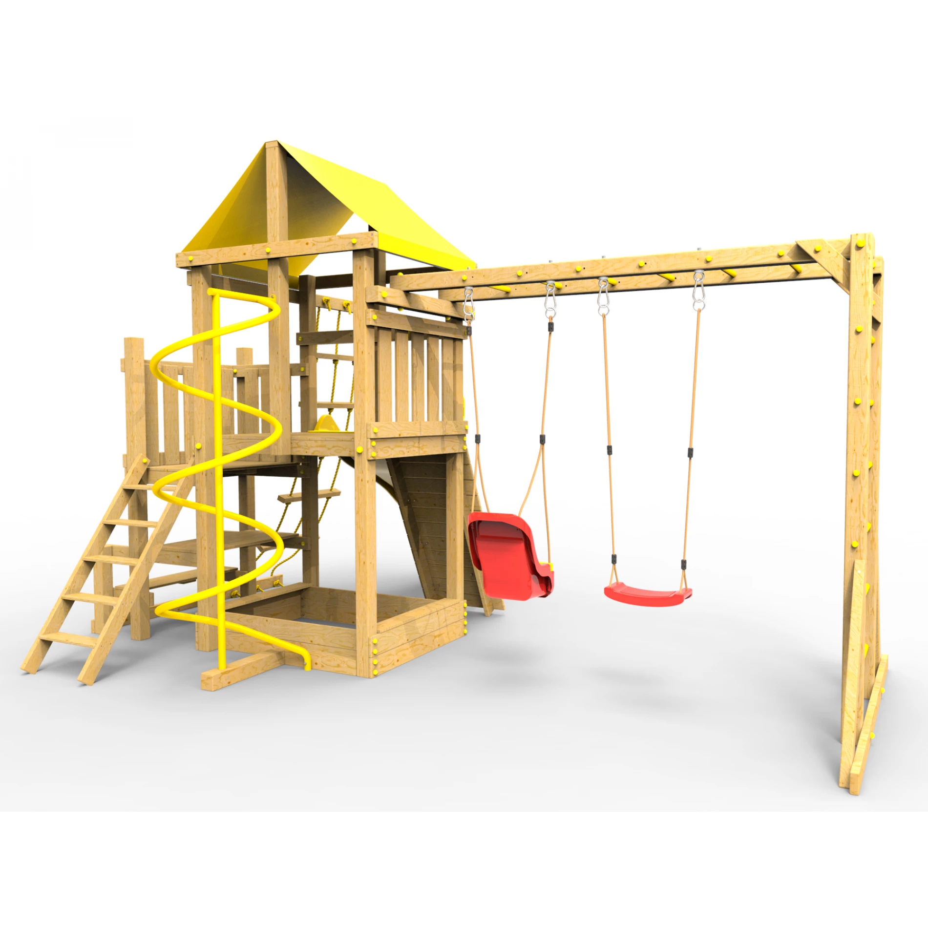 Детская площадка Пикник Стандарт Макси с рукоходом Вираж