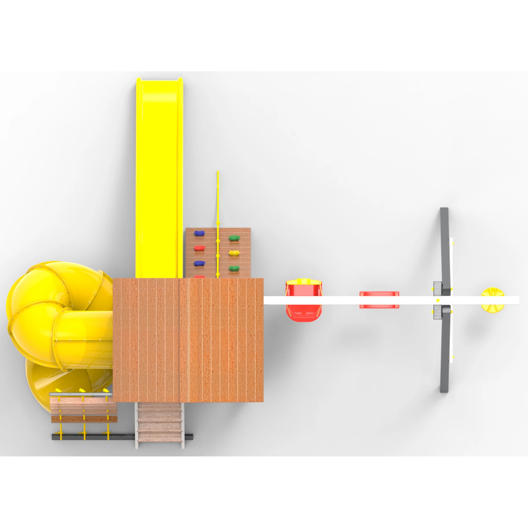 Детская площадка Пикник Ультра с винтовой трубой