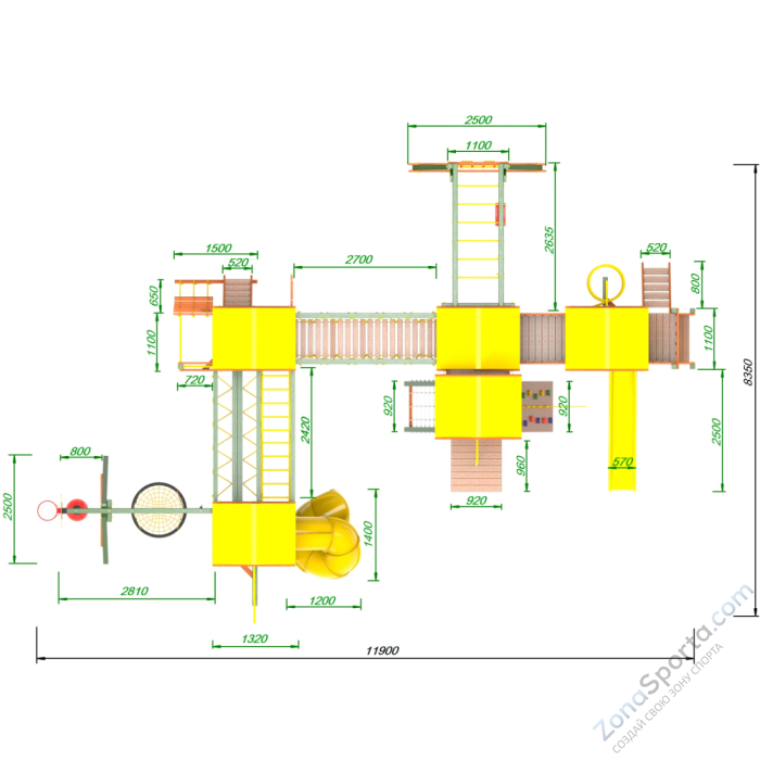 Детская площадка Пикник Вега БигСити