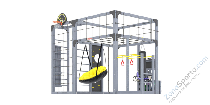 Детская площадка Савушка Куб-2 (Серый)