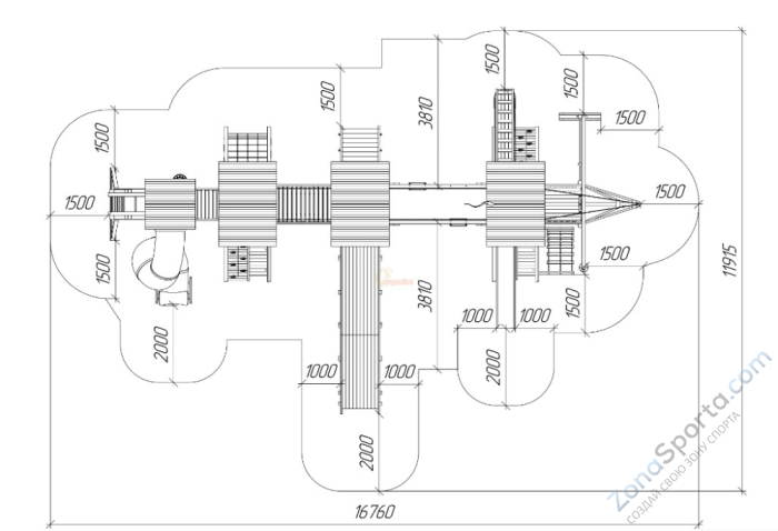 Детская площадка Савушка Люкс 1 Max