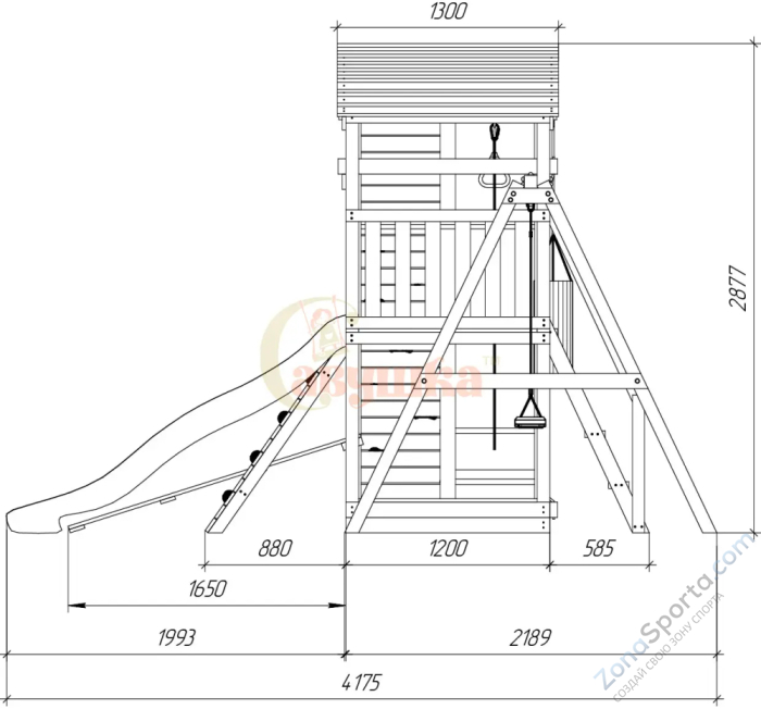 Детская площадка Савушка Мастер 5 Семейная