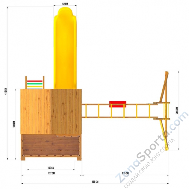 Детский игровой комплекс Jungle Palace JP5