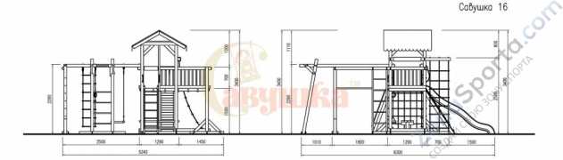 Детская площадка Савушка 16