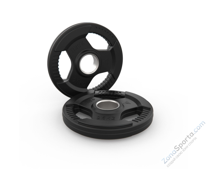 Диск обрезиненный с хватом 2,5 кг / диаметр 51 мм DFC