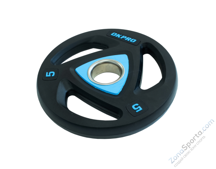 Диск олимпийский полиуретановый OKPRO OK2037-500 5 кг