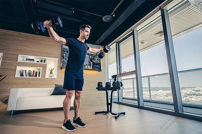 Гантель регулируемая XTERRA 5-25 кг 