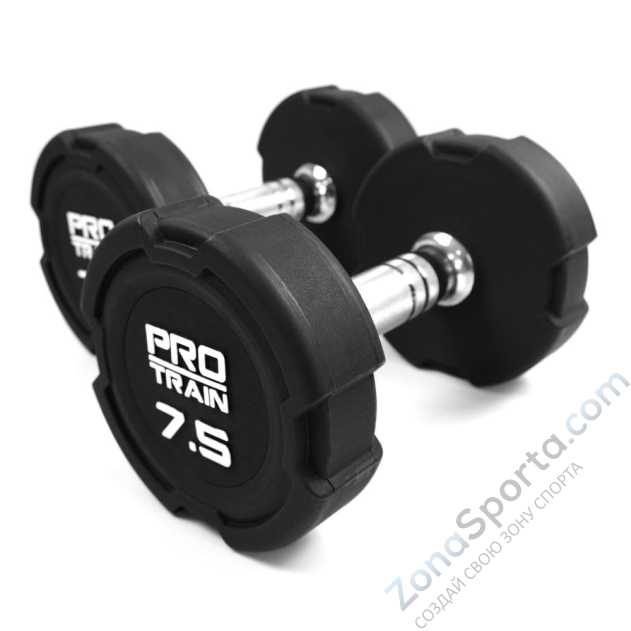 Гантельный ряд полиуретановый 2.5-30 кг Protrain DPU