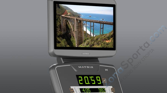 Горизонтальный велоэргометр Matrix Performance с консолью LED